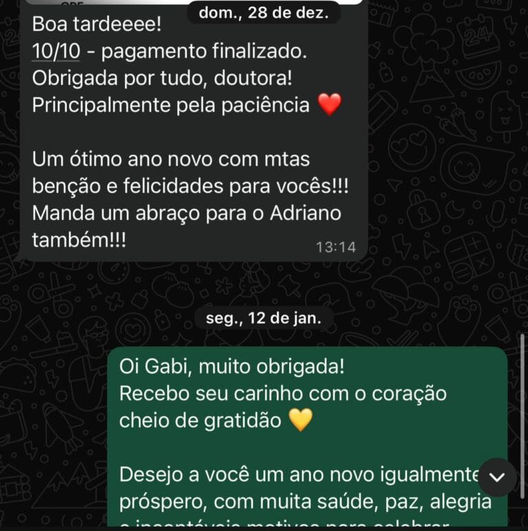 Avaliação Cliente